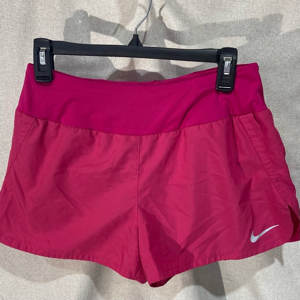 Nike Pink Running Shorts Women’s Medium | Athletic Gym Athleisure Shorts